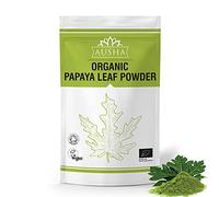 Ausha Organic Papaya Leaf Powder 100gm | UK Certified Organic by Soil Association