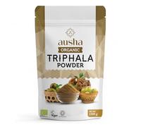 Ausha Organic TRIPHALA Powder - 100g - UK Certified Organic by Soil Association - Gut Health, Constipation Relief, Digestion