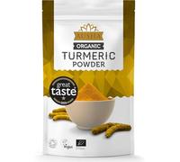 Ausha Organic Turmeric Powder 200g - UK Certified Organic by Soil Association - 1* Great Taste Award 2023- Use in Cooking, Turmeric Shot, Smoothies, Juices - High Curcumin - Tumeric Latte