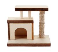 Ausi 1/12 Miniature Cat Tree Dollhouse Accessories，6.5 X 3.5 X 5.5cm