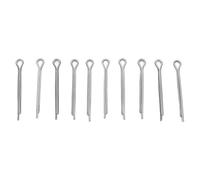 Ausi 10Pcs Bicycle Disc Brake Split Pins Stainless Steel Lock Cotter 38mm Length 2.8mm Diameter Bike Brake Pad Locking Pins