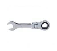 Ausi 12mm Stubby Metric Flexible Flexi Head Ratchet Combination Spanner 72 Teeth