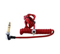 Ausi 3.5 mm to 3.5mm & 6.5 mm Replacement Audio Aux Auxiliary Cable Wire Compatible with Monster Beats by Dr Dre Solo Pro Detox Edition Headphones Extension Cord (Red)