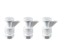 Ausi 3 Pcs Push Button Water Spigot Cooler Spigot Replacement,for Igloo 2, 3, 5, and 10 Gallon Water Cooler(White)