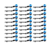 Ausi 30 PCS Feeder Bead Link Swivels Quick Change Float Space Beans, for Carp, Sea, Match, and Pole Fishing Rigs