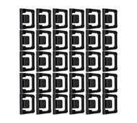 Ausi 30PCS Tent Poles Hooks Sky Hooks Plastic Aperture 4.8mm Slide Width 18mm for Outdoor Camping Awnings Hanging Lights