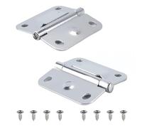 Ausi 4pcs Coleman Cooler Hinge Replacement Set - Stainless Steel Hinges (1.9"×2") with 16 Screws, For Models 5226/5227B/5235/5236