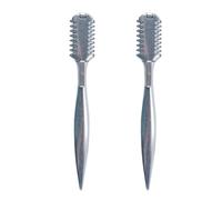 Ausi Double Sided Hair Razor Comb for Cutting and Thinning, Double-Edge Hairdressing Styling Comb, Manual Tool for Barbers, Trimming, and Shaping