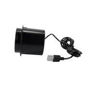 Ausi Embedded Desktop Wireless Charger 10W 3 in 1 USB A Type C Pop Up Wireless Multifunctional Fast Charging Station for Bedside Table Desks Furniture Black