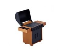 Ausi Miniature Barbecue for Doll's House, Accessory for Life Scenes in Scale 1:20, 5.6 X 2.2 X 6 Cm