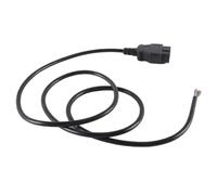 Ausi Pigtail Wire OBD-II 16 Pin Male Connector Open End Bare Wire Diagnostic Cord for Cars, Trucks, Motorcycles, Etc