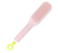 Ausi Pink Hairbrush for Women with Gentle Silicone Bristles Tame Smooth Style Long Thick Curly Wavy Hair Detangling Lessen Breakage Frizz
