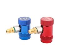 Ausi Professional R1234YF Refrigerant Adapter Kit - AC Service Port Adapter + Quick Connect Connectors