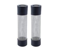 Ausi Stainless Steel Mesh Aquarium Filter Protector Freshwater Saltwater Inlet Pipe Guard Rust Resistant Easy Install 6.5X1.35cm