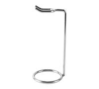 Ausi Stainless Steel Razor Stand, Deluxe Men's Travel Shaver Holder, Shaving Support Compatible with Long Handle Safety Razor (Silver)