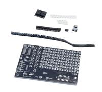 Ausi Welding Practice Board Kit, TJ-56-731 64 SMD Patch Matrix Advertising Screen Soldering Practice Kit for Beginners