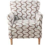 Ausing Armchair Covers with Armrest Soft Abstract Geometric Printed Sofa Covers Banquet Cafe Modern Decor