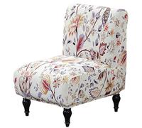 Ausing Armless Chair Cover White High Stretch Non-Slip Sofa Couch Slipcovers 1 Seater Modern Room Decor