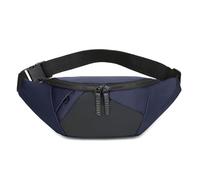Ausion Fanny Pack Waist Bag for Men&Women Adjustable Belt Hip Bum Bag Fashion Water Resistant Hiking Waist Bag for Traveling Casual Running Hiking Cycling, Sport Style - Darkblue, 15.8" x 3.2" x 5.5"