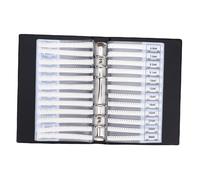 Ausla 0201 Series SMD Inductor Sample Book, 42 Values 50 Pieces Multilayer Chip Inductor Kit, PVC Organizer for Electronic Maintenance and Teaching