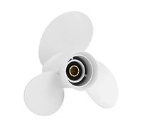 Ausla 10 3/8x13in Boat Outboard Propeller 3 Blades Propeller 13T RH Replacement for Engines, Outboard Engines, Marine, Aluminum Alloy, Higher the