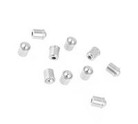 Ausla 10pcs Stainless Steel Ball Plunger, Spring Loaded Fasteners, 6mm X 7mm for Mechanical Devices and Pneumatic Tools
