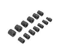 Ausla 13 Piece Nuts Extractor Set, Chrome Steel Impact Bolts and Stripped Nut Remover, Heavy Duty Tool Set for Mechanics and Enthusiasts