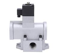 Ausla 2 Position 3 Way Solenoid Valve, Aluminum Alloy Electric Control Solenoid Valve G3 4in K23JD 20, Fast ≤0.1s Reversing, Large, Tube Connect Base for Mechanical Equipment (DC12V)