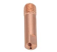 Ausla 20Pcs Copper Contact Tips, High Temperature Red Copper MIG Torch Consumables 0.8mm 1.0mm for Binzel 15AK Welding Tasks (0.8)
