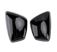 Ausla 2pcs Motorcycle Side Battery Covers for Virago 700-1100 (Glossy Black)