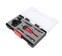 Ausla 3 Flute Countersink Drill Bit Set Aluminum Alloy and HSS Countersink Drill Bit Set 8pcs 8mm 10mm Adjustable Depth Stop Clean Drilling for Woodworking Users