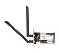 Ausla 300Mbps PCI Desktop Adapter Wireless Network Card WiFi Adapter Dual Antenna AR9223 Chip 802.11 B/G/N for /7/8/10 with 2 Antennas 1 Screw