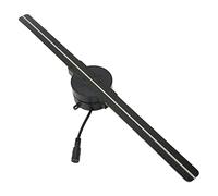 Ausla 3D Hologram Fan, 16.5in WiFi Projector Holographic Fan 2000x224 Resolution 224 LED Beads Remote Control Advertising Machine for PC 7/10 Use Bar Shop Indoor Outdoor (UK Plug)