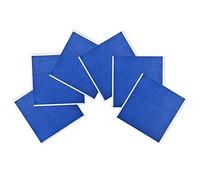 Ausla 3D Printer Build, High Temperature Adhesive Tape, Strong Fixing Blue Crepe Paper Texture for Hot Bed, 5PCS for 3D Printing Enthusiasts