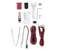 Ausla 3D Printer Hotend Kit, Ceramic Heater Block V6 Hot End 24V 60W Fast Heating Cable for 2.4 3D Printer