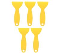 Ausla 3D Printer Spatula, PVC Yellow, Durable Material for WANHAO D8 Nova Kelant Longer Orange30 Sparkmaker QIDI, 5 Pieces, Resin Removal Tool