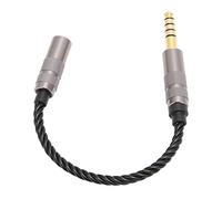 Ausla 4.4mm Balanced to 3.5mm Headphone Adapter Cable, Gold Plated | OFC Core, 0.49ft Compact Cord, Skin Effect Reduction, HiFi Compatible, for DAP Players