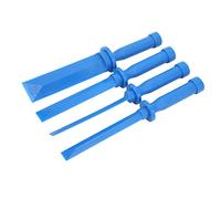 Ausla 4PCs Plastic Chisel Scraper Set Universal Remover Tool Kit for Stickers Gaskets Emblems Auto Use