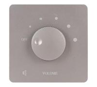 Ausla 50W Volume Control, Mystical/Fantasy Retardant PC Material, 5 Gears Adjustable Knob, Clear Sound Quality for Home Speakers (Gray)