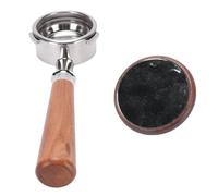 Ausla 58mm Bottomless Portafilter 3 Ears Coffee Portafilter Universal Stainless Steel with Removable Filter Basket for Petrus and More