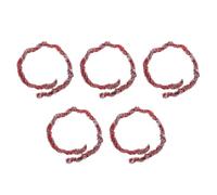 Ausla 5pcs Christmas Tinsel Garland, 41ft 12.5m Metallic Wall Hanging Garland for Home Gatherings, Weddings, and Birthday Parties