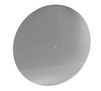 Ausla Acrylic Anti-Static Noise Reduction Turntable Mat with Luminous Effect, Precisely Machined for 12-inch Record Player Platter, Slip Mat for Records (Transparent)