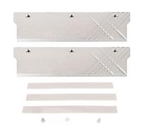 Ausla Aluminum Alloy Computer Water Cooling Heatsink DDR5 Memory Cooler with Heat Dissipation Tape for Efficient Heat Dissipation Easy Installation (Silver)