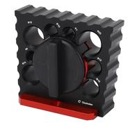 Ausla Aluminum Alloy Dowel Maker Jig Kit, Electric Drill Dowel Maker, 8 Hole Semi Automatic Cutter Head, for Simple and Convenient Use