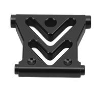 Ausla Aluminum Alloy Front Bumper Metal Front Bezel for Axial RBX10 1 10 RC Car Anti Collision Upgrade Part with Shock Absorption Strong Cushioning and Replacement Fit (Black)