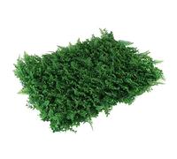 Ausla Artificial Grass Wall Panel PE Greenery Backdrop 23.6 X 15.7 in Easy to Cut Dense Look Interlocking Design for Indoor Outdoor Wall Fence Balcony Party Garden Decor (Type 2)