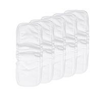 Ausla Baby Diaper Pads, Washable 5-Layer Cotton and Microfiber Inserts for Cloth Diapers, Soft and Leakproof Design for Infants and Toddlers