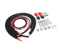 Ausla Battery Cable Kit Copper PVC Battery Starter Cable Set 8 Cables 30 Accessories Negative Positive Replacement for 7.3L 1999 2003 Excursion