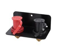 Ausla Battery Relocation Kit Brass Remote Battery Switch and Jump Post 250A Fire Resistant Cover Aluminum Bracket for Auto UTV RV Truck Marine Access