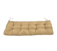 Ausla Bench Cushion 2 Seater Bench Pad Outdoor Cushion WaterproofingSunproof for Patio Garden Balcony Swing Chairs, 130x50cm / 51.2x19.7in (Khaki)